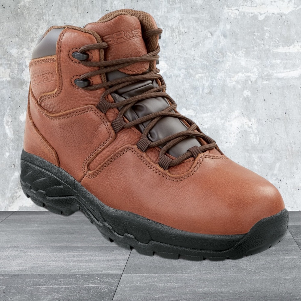 NIB Max Kobuk, Brown, Hiker Style, Waterproof, MaxTRAX Slip Resistant, Work Boot